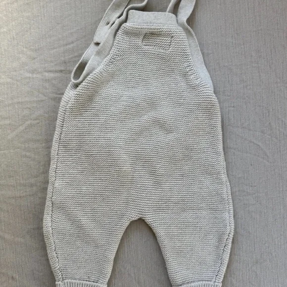 Little Planet by Carters Organic Knit Overalls - Size 3 Months - Picture 2 of 4